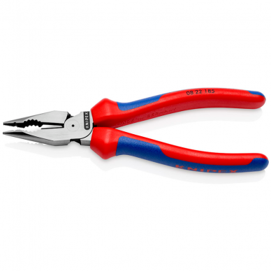 Kombinuotos replės siauromis žiaunomis 185mm KNIPEX 1