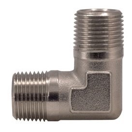 L-type connector M. External thread 1/2" x 1/2"