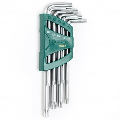 L-type hex key TORX  set 9pcs. (T10-T50) with hole