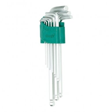 L-type hex key ball point set 9pcs.