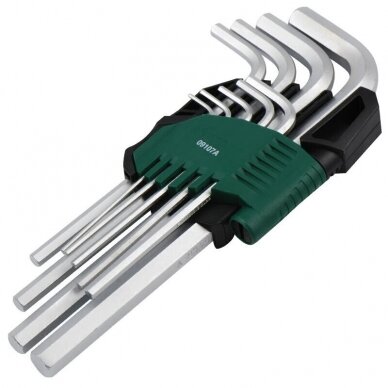 L-type hex key long set 9pcs. (1.5-10)