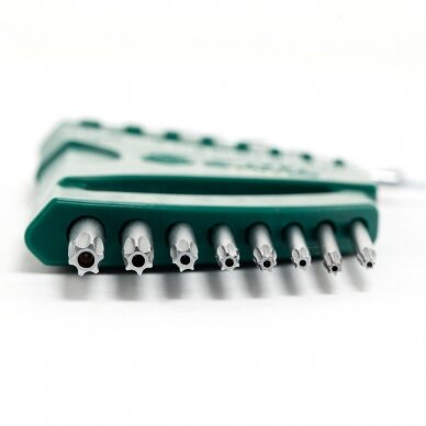 Long L-type TORX hex key set with hole T6-T25 2