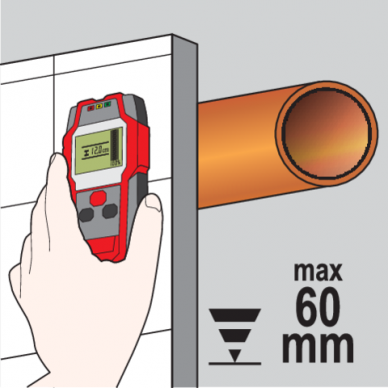 Wire, metal and wood profile detector 6