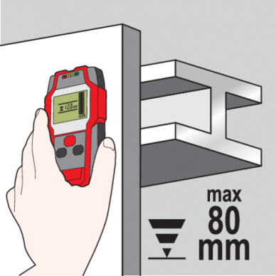 Wire, metal and wood profile detector 7