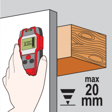 Laidų, metalinių ir medinių profilių detektorius 4