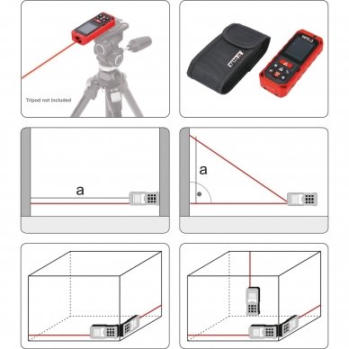 Laser distance meter 0.2-60m 3