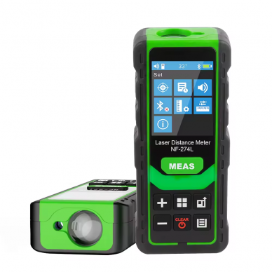 Laser range finder distance meter with BT (green) 0-60m 2