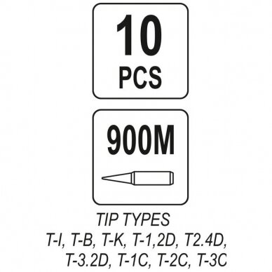 Soldering tip set (10pcs) 900M 1