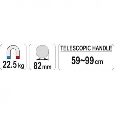 Telescopic magnetic pick-up tool 2