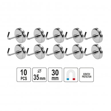 Magnetic hooks set 10pcs