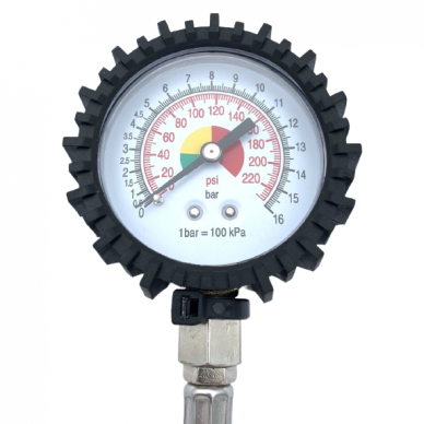 Tire inflating gun with manometer 3