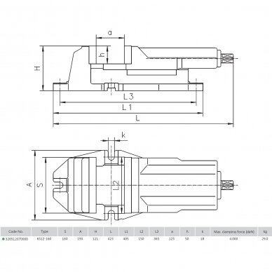 Machinist bench vice 160mm 1