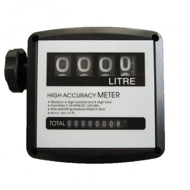 Meter for diesel transfer pump