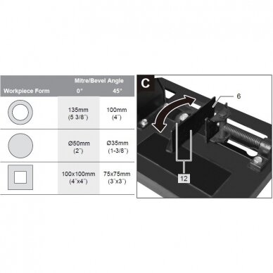 Metalo pjovimo staklės 400mm 3000W, 380V 1