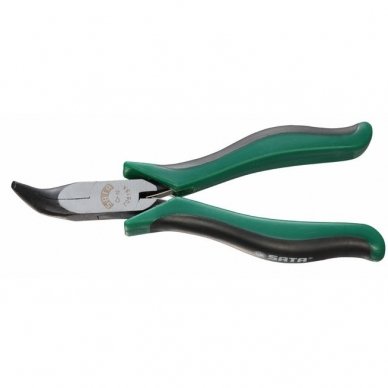 Miniature bent nose pliers 120mm