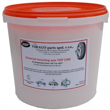 Mounting paste TOP Line WAX 5kg (orange)