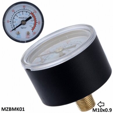 Pressure gauge. Spare part 1