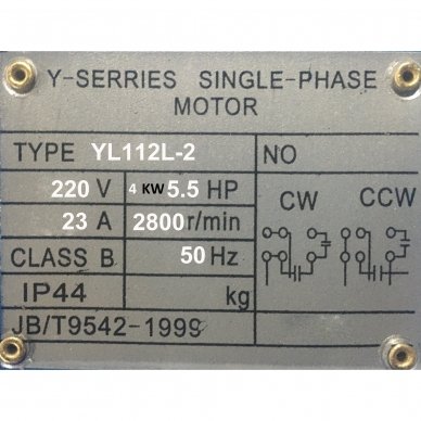 Motor for compressor. Spare part 4