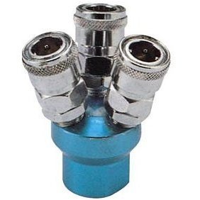 Air quick coupler 3-way 1/2"