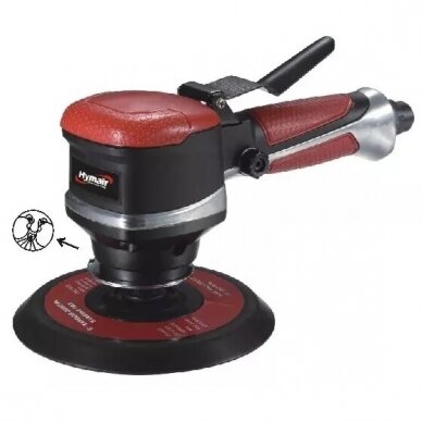 Dual action keyless air sander 6" 152mm