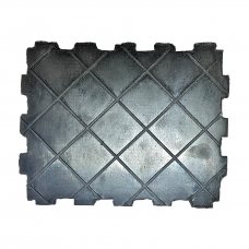 Rubber pad for scissor lift