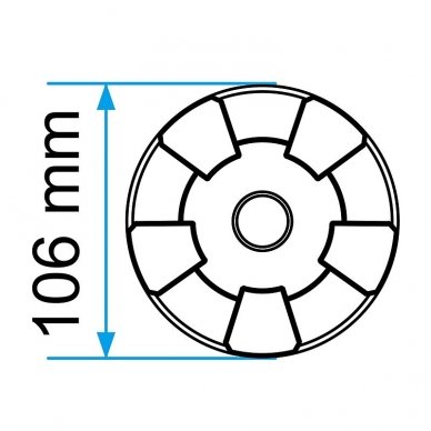 Rubber jack pad 106 mm 2