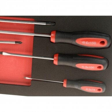 Tray. Screwdriver set 7pcs. 1