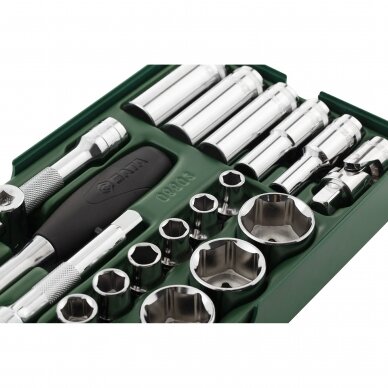 Tray. Socket set. 1/2" Dr.  27pcs. 1