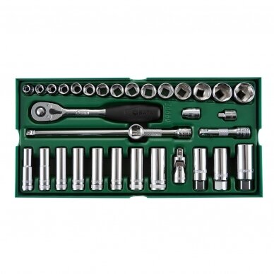 Tray.  Socket set. 3/8" Dr.  33pcs.