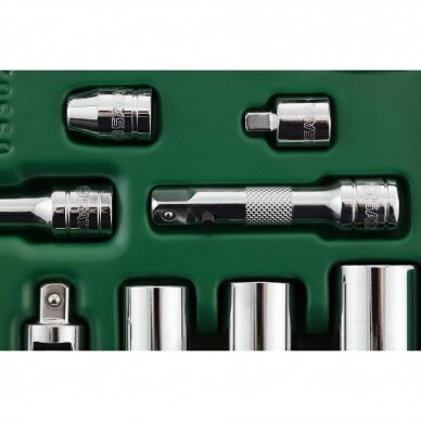 Tray. Socket set. 3/8" Dr.  33pcs. 2