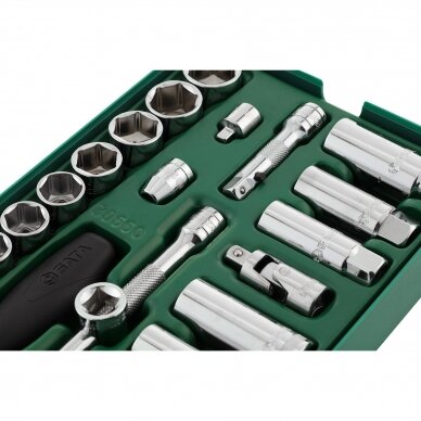 Tray.  Socket set. 3/8" Dr.  33pcs. 3