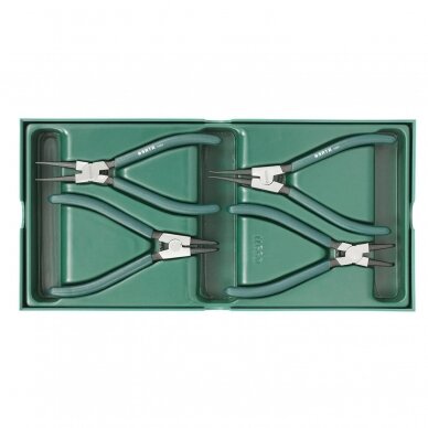 Tray. Snap ring pliers set 4pcs.