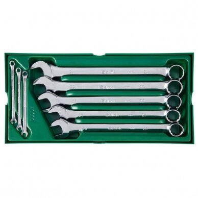 Tray. Combination wrench set  8pcs.