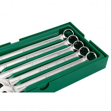 Tray. Combination wrench set  8pcs. 1