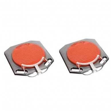 Red turntable set (2pcs)