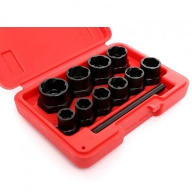 Bolt extractor socket set 10pcs 3