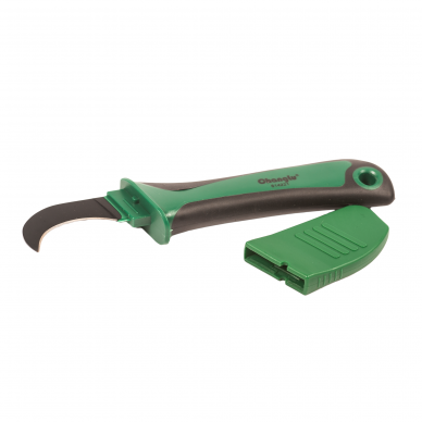 Wire stripping knife (curved blade)