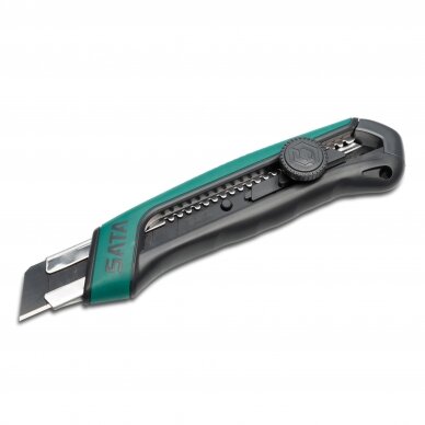 Rubber grip knife 7-point 25mm 1