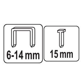 Staple gun 6-15mm 2 way 2