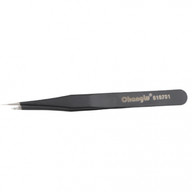 Tweezers straight (normal head) 125mm