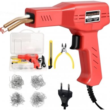 Plastic welder gun 50W with hot staples (200pcs) set