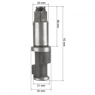 Impact wrench 1/2 AT241 anvil No. 9. Spare part 1