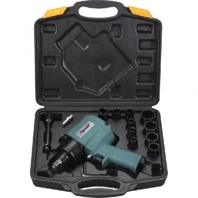 Air impact wrench 1/2" kit 15pcs.