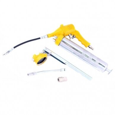 Air grease gun with accessories