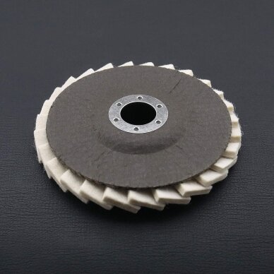 Felt disc for polishing metal 125mm 5