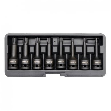 1/2" Dr. Deep bit socket impact set (RIBE) 8pcs.