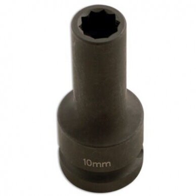 1/2" Dr. Deep impact 10pt Socket 10mm for split rims