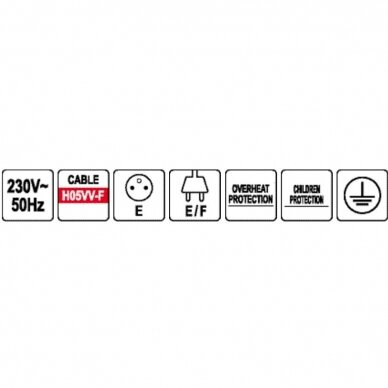 Extension cord 25m 3Gx1.0mm 230V 1