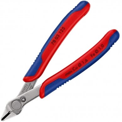 Precizinės elektronikos kirpimo replės 125mm KNIPEX 1