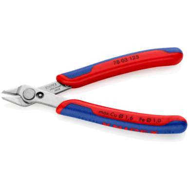 Precizinės elektronikos kirpimo replės 125mm KNIPEX 2